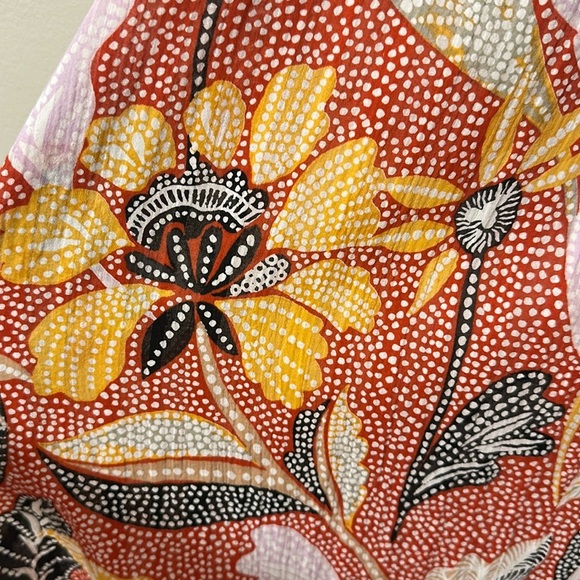 Elizabeth and James Marika Uptown Garden Float Dress Sz Small Farmhouse Relaxed - Picture 5 of 11